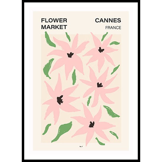 Abstract Flower Market Floral Wall Art Poster 10